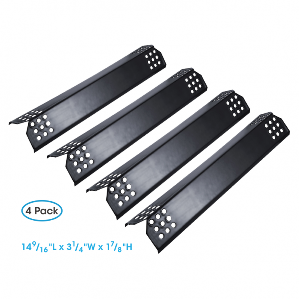 Hongso 16 X 3 13/16" Porcelain Steel Heat Plate Shield Grill Burners Cover Repl for sale online 