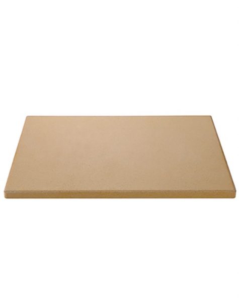 KitchenStar Pizza Stone for Oven and Grill 15x12 inch + Pizza