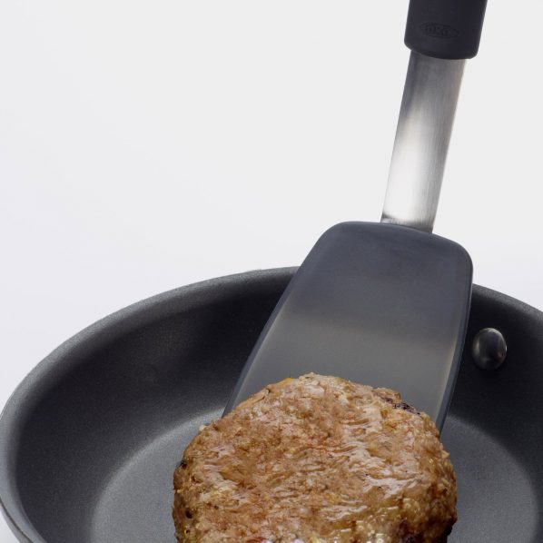 BPA Free Unicook Flexible Silicone Spatula 600F Heat Resistant Crepes,Brownies and More FDA Approved and LFGB Certified Turner Small Size Ideal for Flipping Eggs