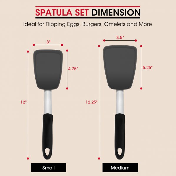 Silicone Small Flexible Turner