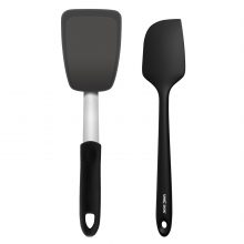 Silicone Spatula Turner Flexible Stainless Steel Core 600F Heat